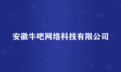 安徽牛吧網(wǎng)絡(luò)科技 引領(lǐng)創(chuàng)新，賦能網(wǎng)絡(luò)投資管理及咨詢(xún)服務(wù)